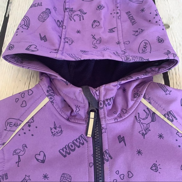 Purple Raincoat for Toddlers - 2T - Picture 2 of 6
